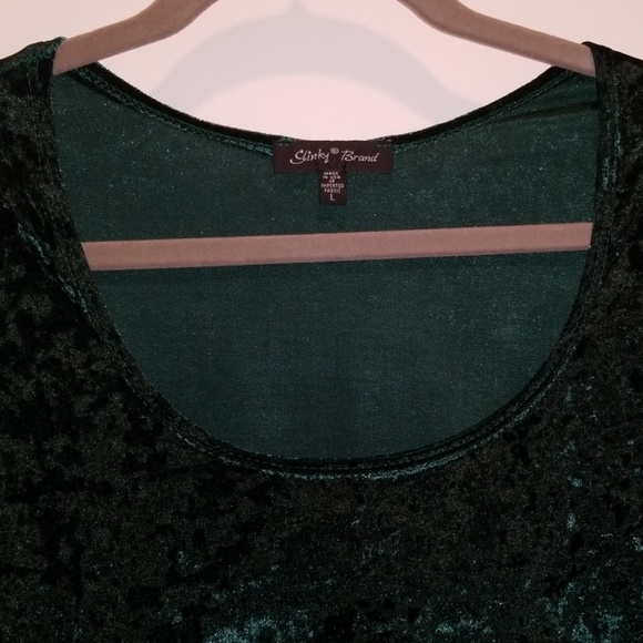 Velvet top, great with leggings - Picture 2 of 3